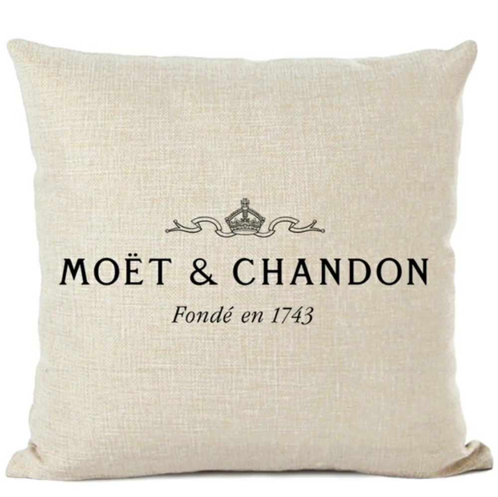 New Home Decor Linen Blend Champagne Brand Pillowcase - Picture 3 of 3